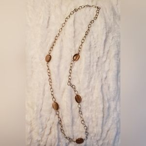 Beaded chain necklace